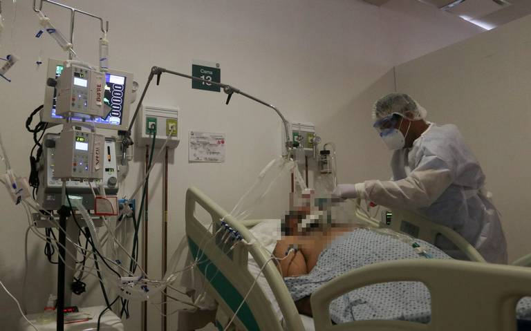 Pacientes graves de Covid-19, en su mayoría sin vacuna