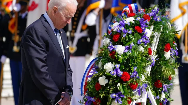 Contraste en el Día de los Caídos en EU: Biden reconoce a tropas, mientras Trump ataca a jueces